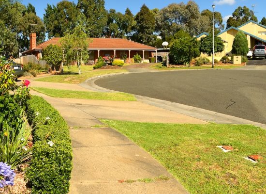 Sunny summer day in Melbourne, Australia.
